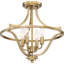 Plafonnier semi-encastré 4 lumières 16 po-160967151