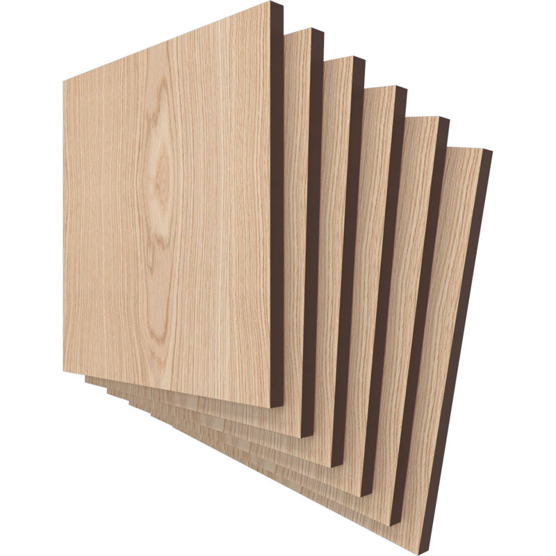 Planches en bois, Chêne, H 7,75 po x l 7,75 po x P 0,38 po