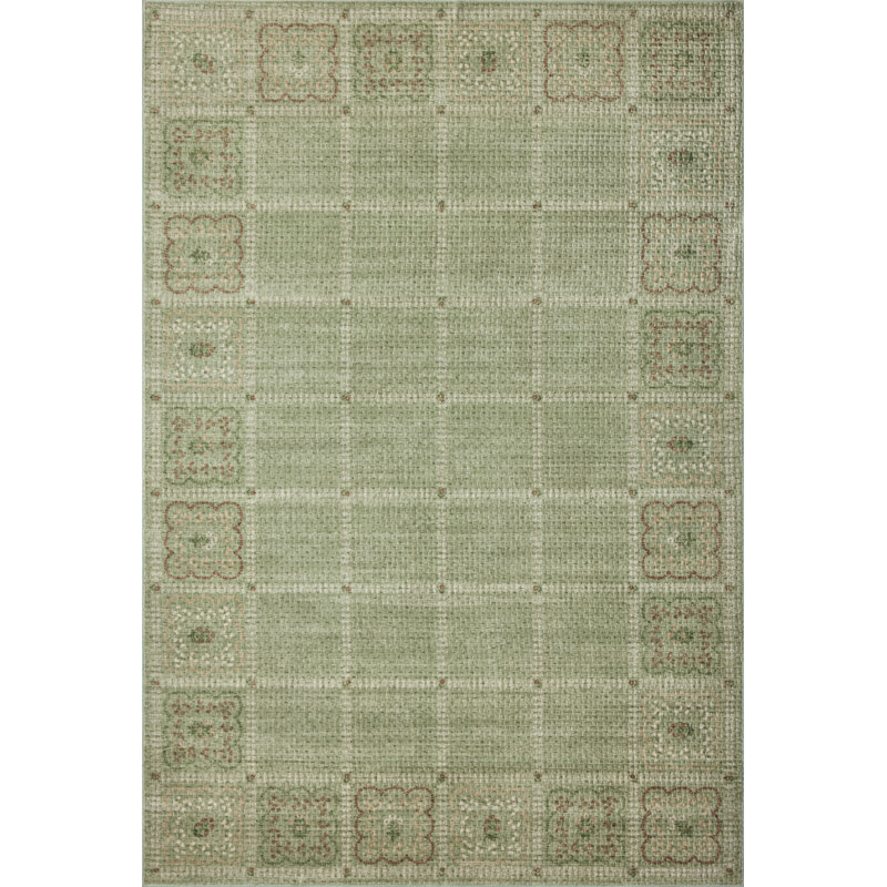 Rifle Paper Company x Loloi Orchard Natural / Multi Machine Washable Area Rug, Runner 2'6" x 9'6", Natural/Multicolor