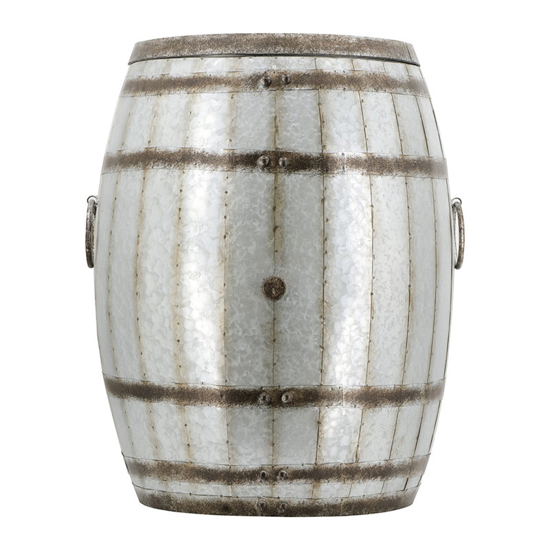 22.5x22.5x26" Drum Side Table