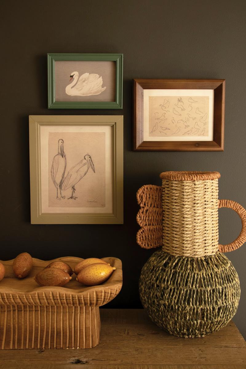 Vintage Bird 3-Piece Wall Art Set