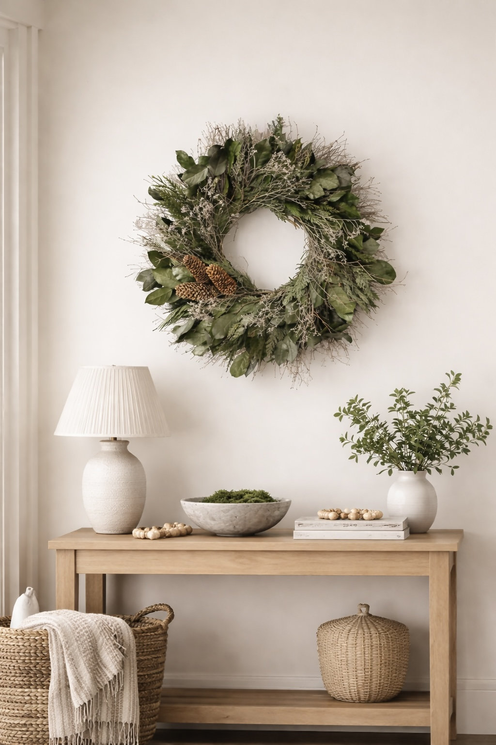 22" Handcrafted Cedar Wreath