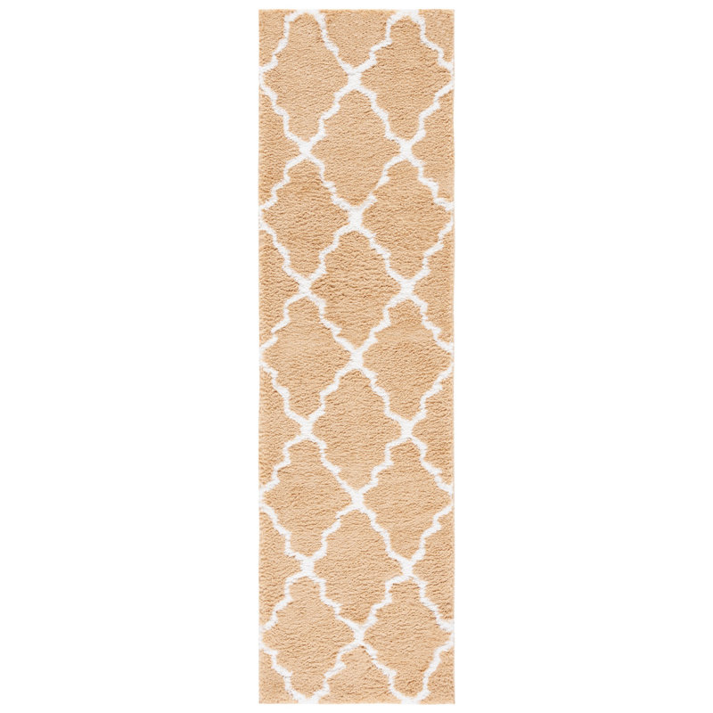 Tapis à poils longs Berber, Tapis de couloir 2 pi 3 po x 8 pi