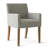 Kirjak 34" H Stain Resistant Linen Dining Armchair-1922286721