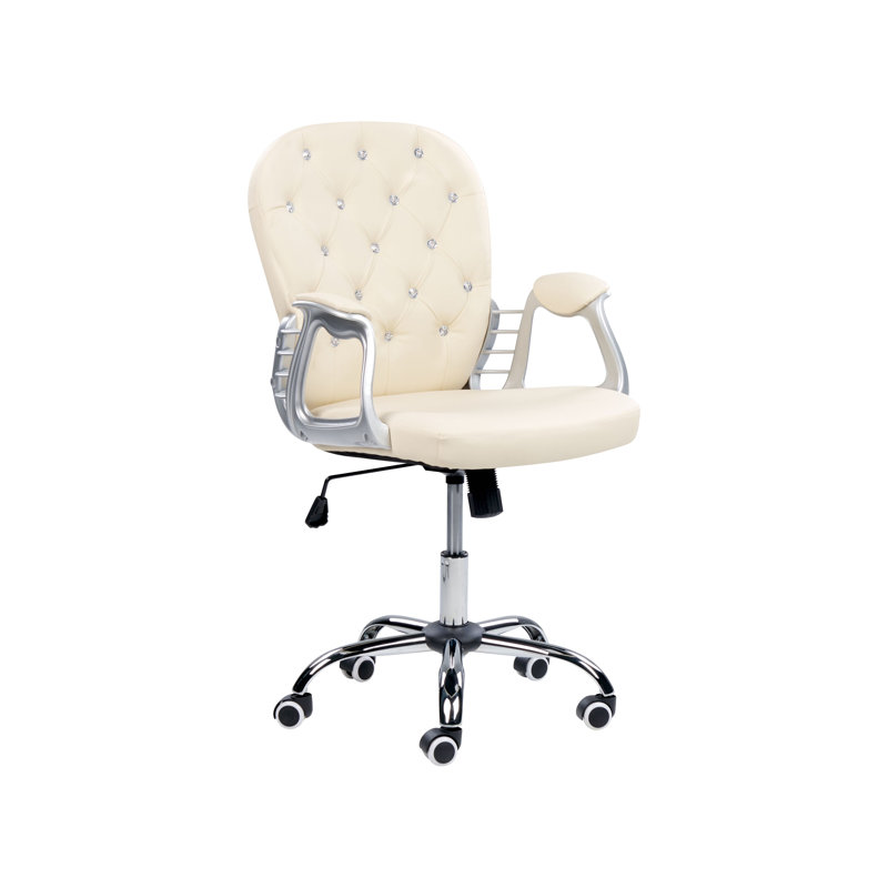 Rosdorf Park Lauderdale Office Chair, Beige