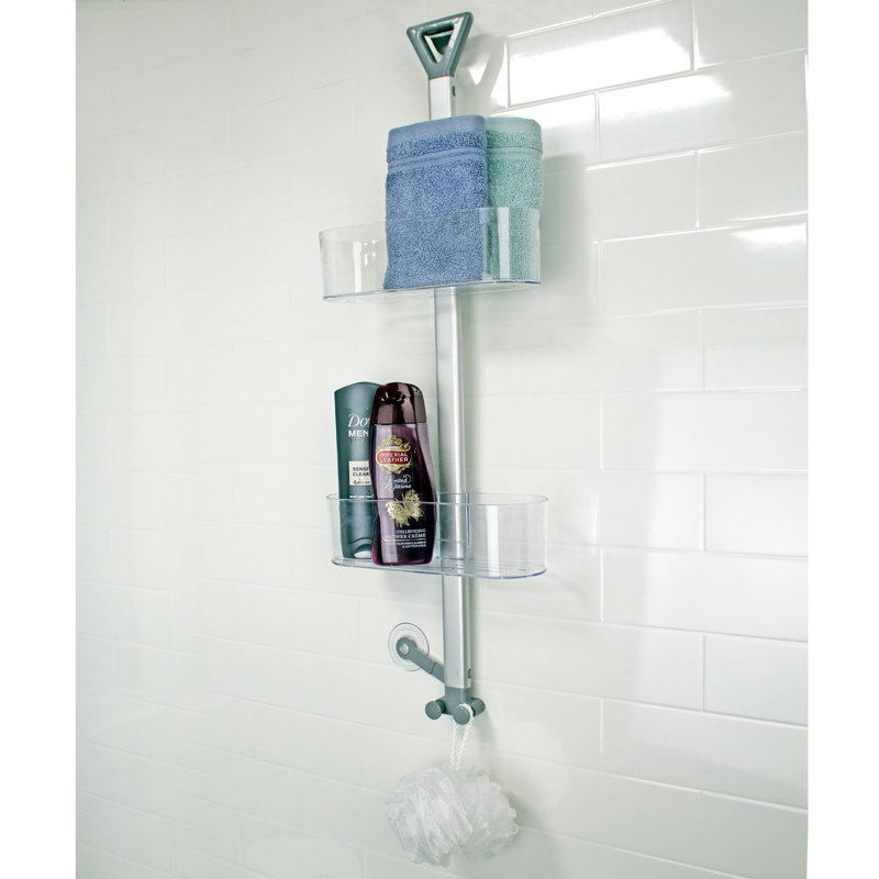 Jansen Over-the-Door Shower Caddy, Clear