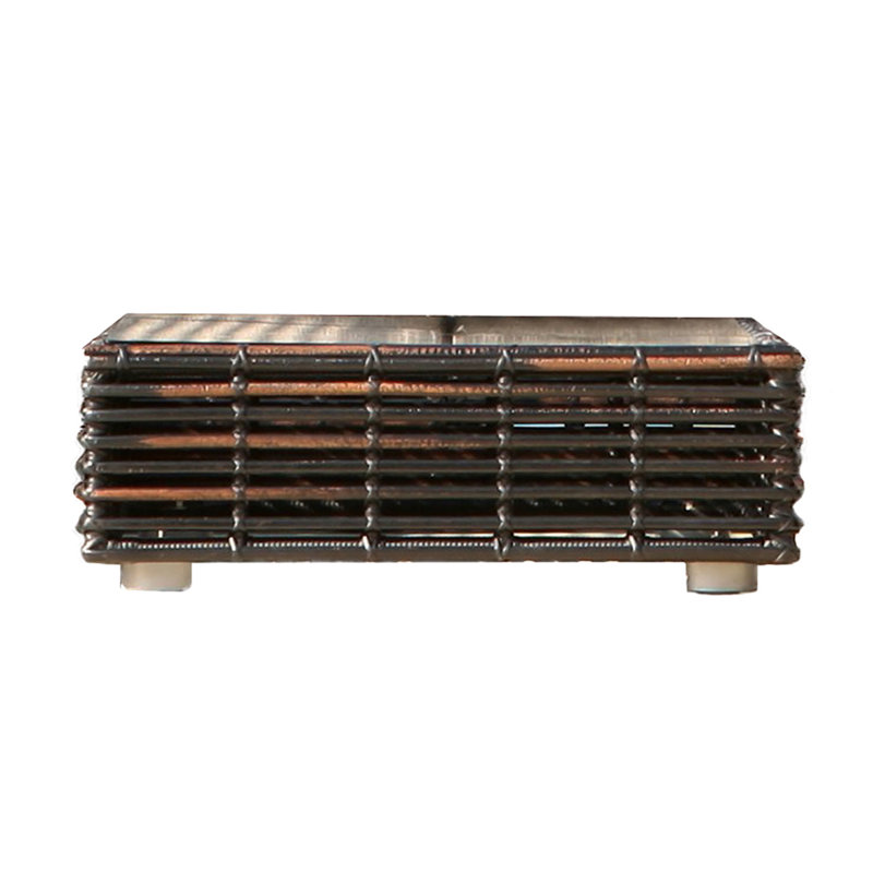 Sparta Outdoor Coffee Table, Black/Black Mushroom