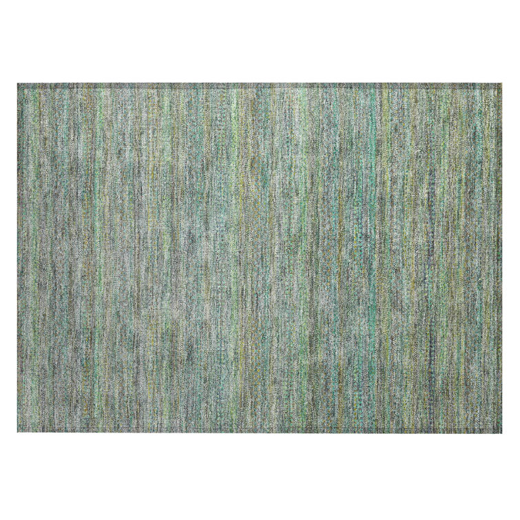 Machine Washable Indoor/Outdoor Kimberlin ACN2148 Striped Rug