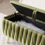 Banc de rangement, repose-pieds rembourré pour la maison-1066119072