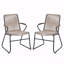 Ensemble de 2 chaises de patio d'extérieur