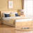 Classic Wood Platform Bed with Underneath Storage and 2 Drawers-54986157