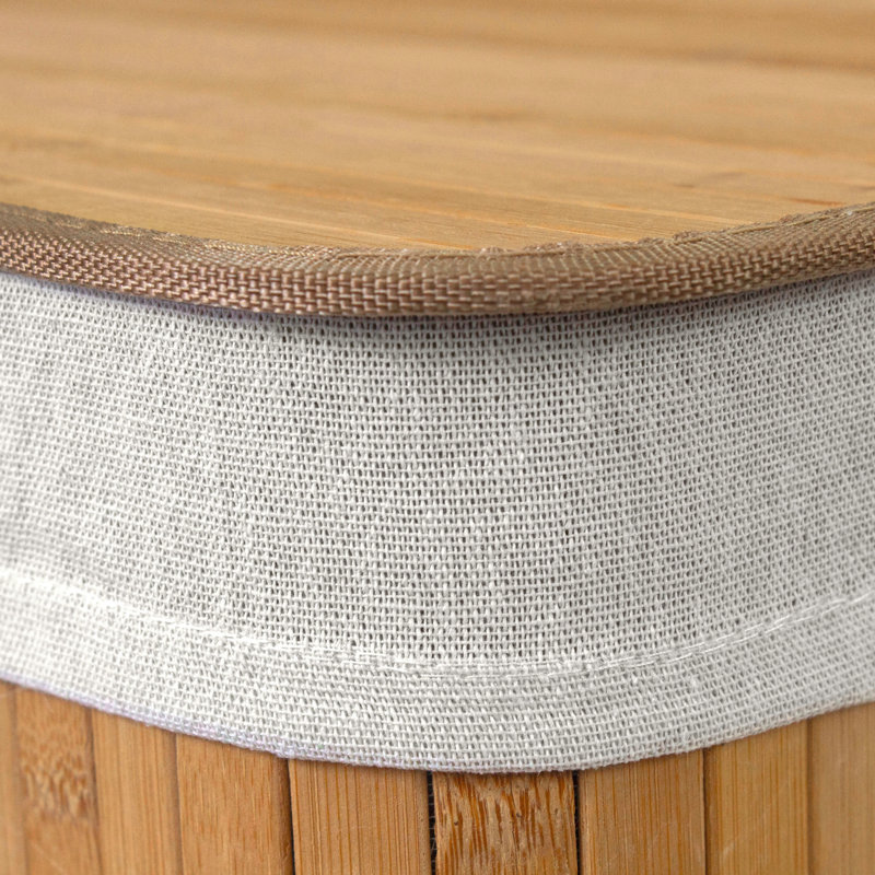 Sentaku Bamboo Laundry Hamper - Natural, Tan