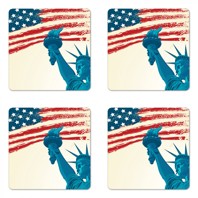 Sous-verre american flag