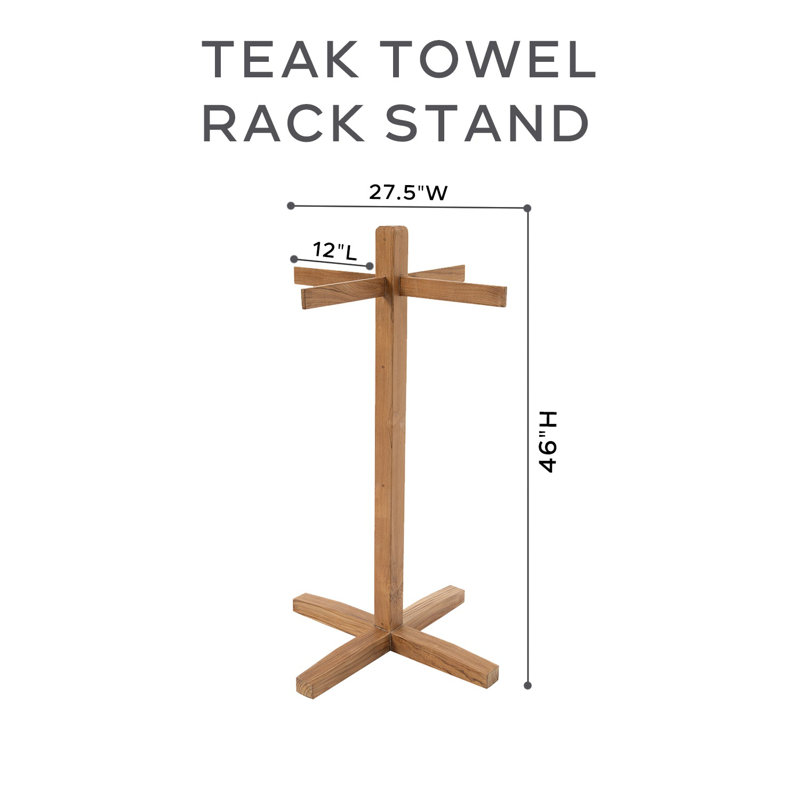 Double Floor Mounted Towel Stand