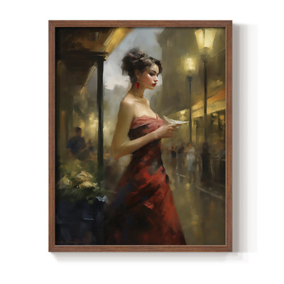 Reproduction encadrée WOMEN Series CDLXV III - bois massif