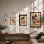 Five Blooms Botanical - Framed Print-1462783295-1462783264