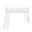 Lit mezzanine simple avec glissoire et échelle-1841651218