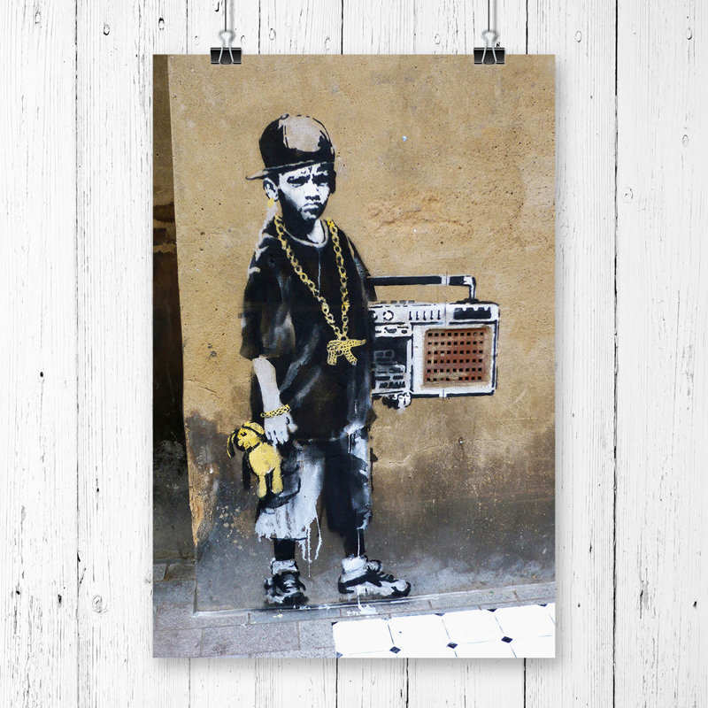 Banksy - No Frame Print, 42cm H x 29.7cm W
