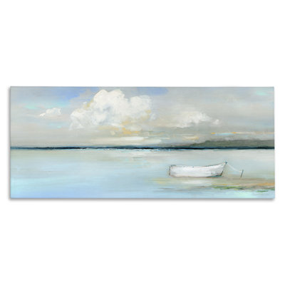 «Quiet Boat Docked Canvas» par Sally Swatland