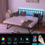 Lit de jour simple avec couchette escamotable