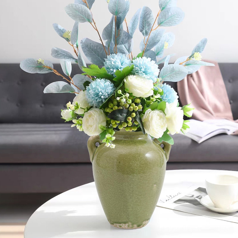Vase en céramique, Vert