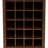 32 Modular Buffet Cabinet In Dark Brown Walnut - Wine Enthusiast's Choice For 32 Bottles Storage Unit