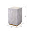 Garland Floral Accent Side Table, Dove