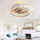 19.7”Ceiling Fan with Light, Lighting Kit Not Included