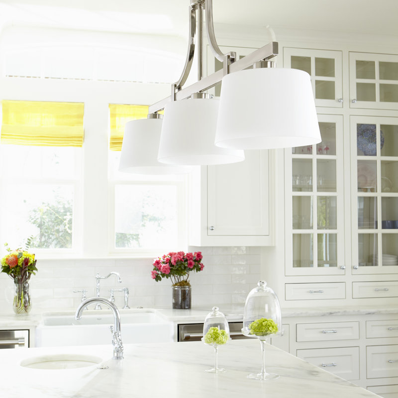 Radita 3 - Light Kitchen Island Pendant, Satin Nickel