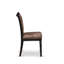 Cet ensemble de salle à manger moderne 5 pièces se compose d'une table ronde moderne et de 4 chaises en polyester à haut dossier, finition sablée.-1685257307-1690438487