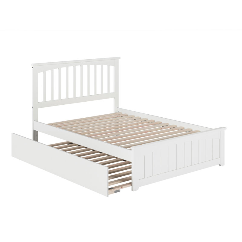 Huntsville Kids Platform with Trundle, Full, White