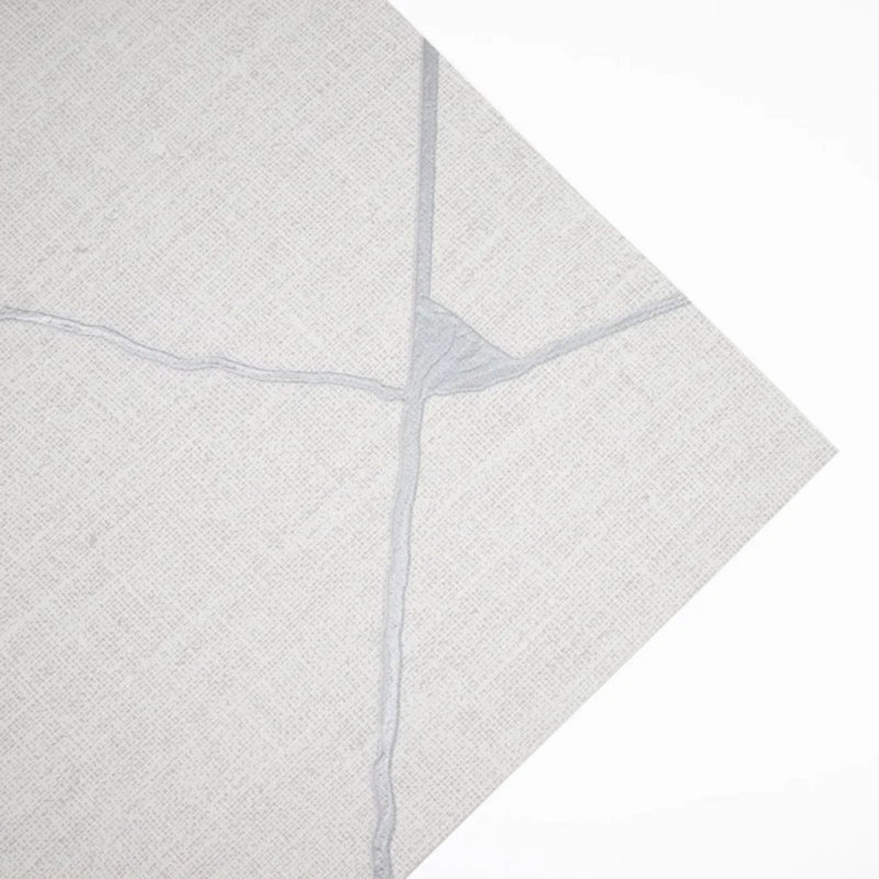 Unito Kintsugi Vinyl/Non-Woven Wallpaper Roll, Platinum