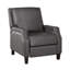 Fauteuil inclinable à dossier poussoir de style transitionnel avec fauteuil à mouvement 1 pièce-522992144