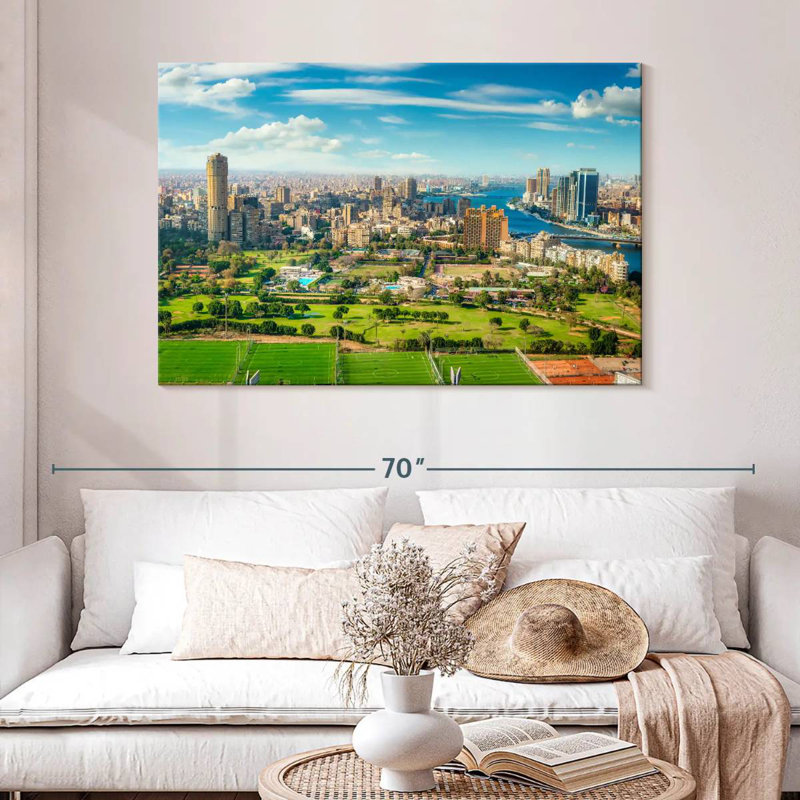 Sireci Cairo Egypt Landscape, 32" H x 48" W