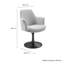 Fauteuil pivotant en velours Lippa Performance-105239668-105239674