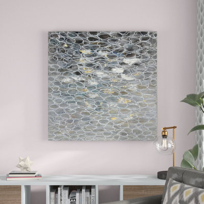 'Sea of Bubbles II' Oil Painting Print on Wrapped Canvas