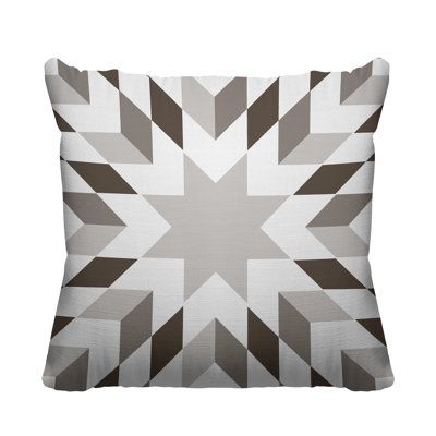 Saki Outdoor Reversible Throw Pillow