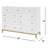 Aubry 9 Drawer 60" W Double Dresser