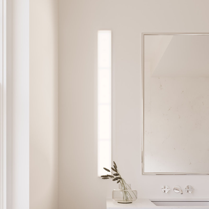 Vanity 1-Light 3000K Dimmable Integrated LED Vanity Light, 48.5"H x 4.5"W x 0.75"D