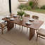 Table de salle à manger en bois massif l 83,9 po Aadi, chêne