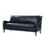 Canapé Anselmo 73"L, style transitionnel, revêtement en polyuréthane et pieds en bois massif-184363057