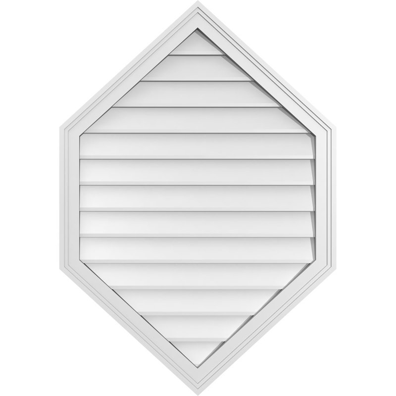 Ventilé vertical à pignon vertical 11/12 po, H 1,5 po x l 28 po x L 40 po