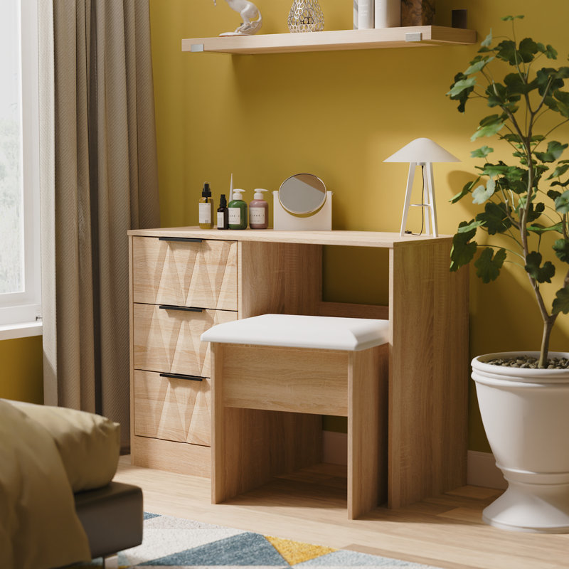 Besmir Dressing Table, Bardolino Oak