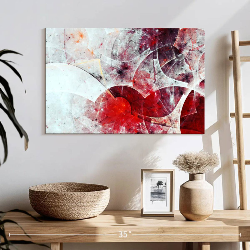 Avery Red Digital Abstract