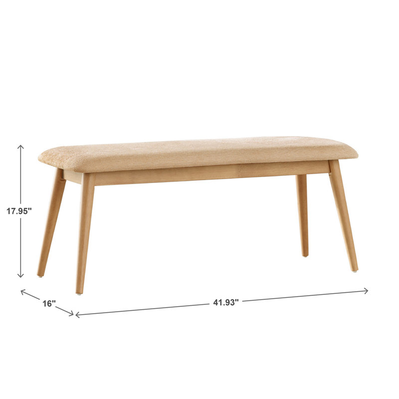 Banc de salle à manger Medora, Naturel