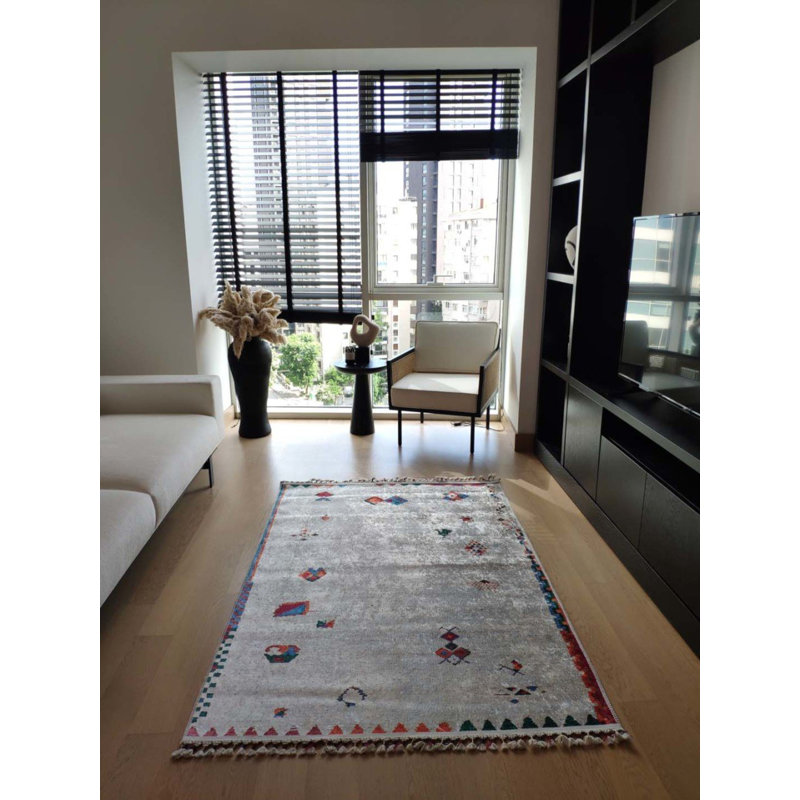 Tapis Laquel avec envers antidérapant, Carré 2 pi 7 po