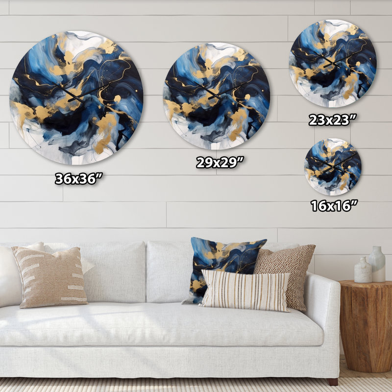 Metal Wall Clock, Large