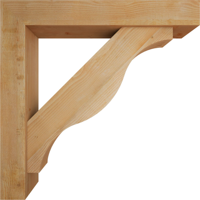 Support Funston Block avec support décalé, 48 X 48, Sapin Douglas de l 8 po (scié brut)