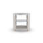 Da Vita Solid Wood Frame End Table with Storage