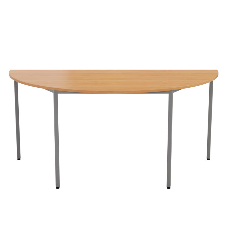 Buariki 160cm Half-circle Conference Table, Beech